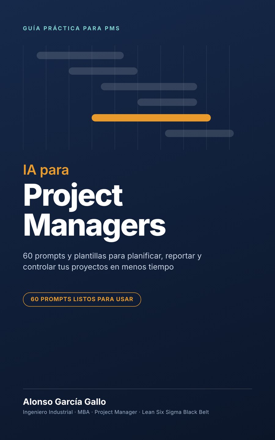 Portada del ebook IA para Project Managers